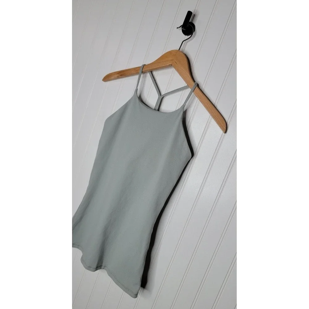 Lululemon Sun Setter Tank Women's Size 4 Pale Green Racerback